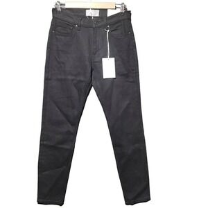 Everlane Mid Rise Skinny Women‎ 27 Black Denim Stretchy Minimalist Clean Girl